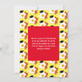 ブレックファーブランチ卒業パーティー発表 招待状 (裏面)