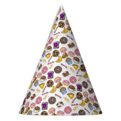 ブレックファーブルッチフードベーゲルドナットトーストエッグベーコン パーティーハット (左)