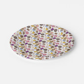 ブレックファーブルッチフードベーゲルドナットトーストエッグベーコン ペーパープレート (アングル)