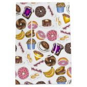 ブレックファーブルッチフードベーゲルドナットトーストエッグベーコン ミディアムペーパーバッグ (裏面)