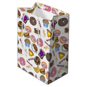 ブレックファーブルッチフードベーゲルドナットトーストエッグベーコン ミディアムペーパーバッグ (裏面アングル)