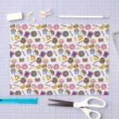 ブレックファーブルッチフードベーゲルドナットトーストエッグベーコン 薄葉紙 (クラフト)