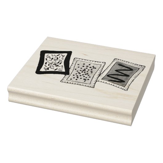 ブレックファーブルントースターペストリージャンクフード ラバースタンプ (スタンプ)