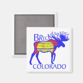 ブレッケリカラフルッジコロラドムース磁石 マグネット (正面/裏面)