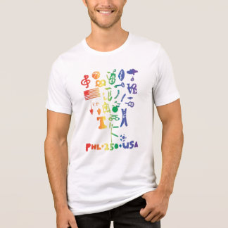 ブレットベンダー・レインボーセミクインセンテニアルトロフィー トライブレンドTシャツ