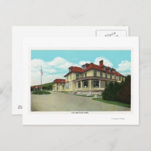 ブレットンアームの外観 ポストカード (正面/裏面)