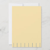 ブレッドアンドバターディナーパーティの招待状 招待状 (裏面)