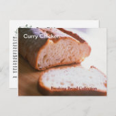 ブレッドカレー鶏レシピカード ポストカード (正面/裏面)