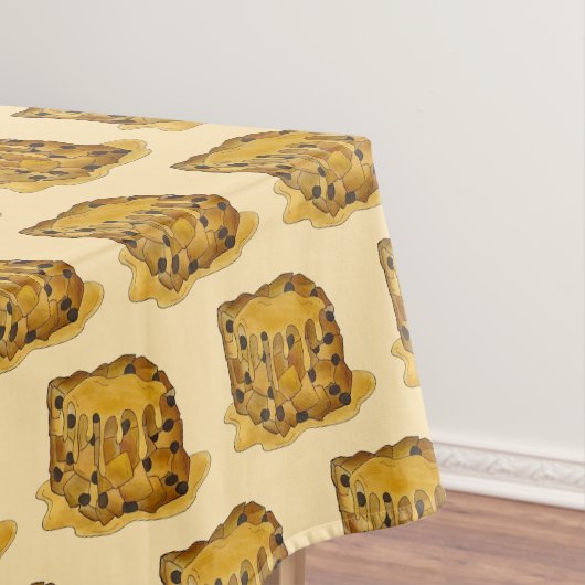 ブレッドプリンバニラソース英国料理デザート テーブルクロス (インサイチュ)