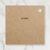 ブレッドラベルブラウンクラフト紙ベーカリー フェイバータグ (裏面)