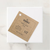 ブレッドラベルブラウンクラフト紙ベーカリー フェイバータグ (インサイチュ)