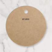 ブレッドラベルブラウンクラフト紙ベーカリー フェイバータグ (裏面)