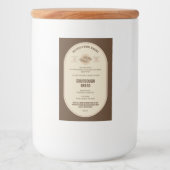 ブレッドローフミニマルコテージローソー生地ベーカリー フードラベル (正面)