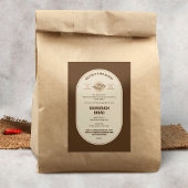 ブレッドローフミニマルコテージローソー生地ベーカリー フードラベル