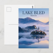 ブレッド湖　スロベニア ポストカード (正面/裏面)