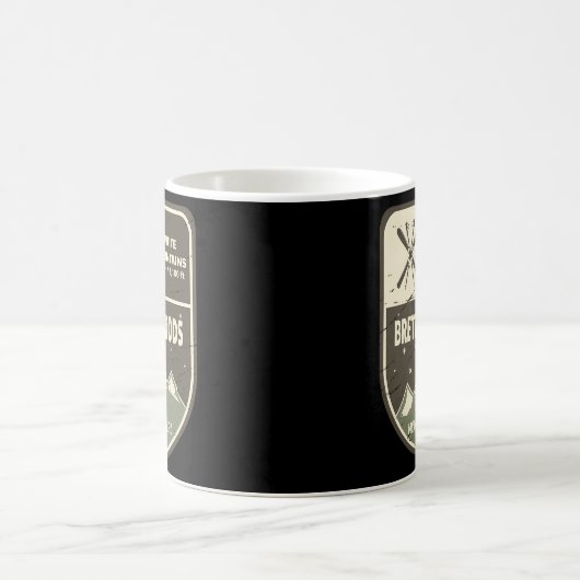 ブレトンウッズホワイトマウンテンズニューハンプシャー コーヒーマグカップ (中央)