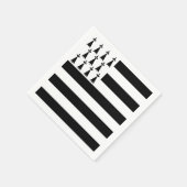 ブレトン国旗のカクテルナプキンス（標準） スタンダードカクテルナプキン (角)