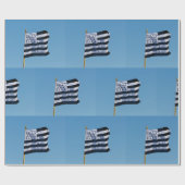 ブレトン国旗 ラッピングペーパー (フラット)