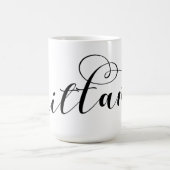 ブレトン州ハートのブリタニー国旗 コーヒーマグカップ (中央)