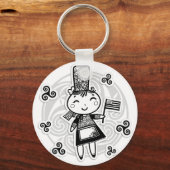 ブレトン・ガール キーホルダー (正面)