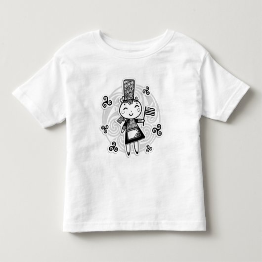 ブレトン・ガール トドラーTシャツ (正面)