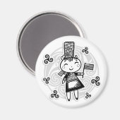 ブレトン・ガール マグネット (正面/裏面)