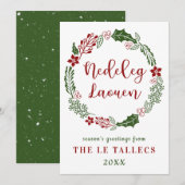 ブレトン クリスマス おめでとう、カスタム (正面/裏面)