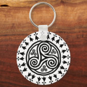 ブレトン・トリスケルと鉱山 キーホルダー (正面)
