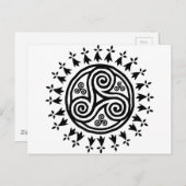 ブレトン・トリスケルと鉱山 ポストカード (正面/裏面)