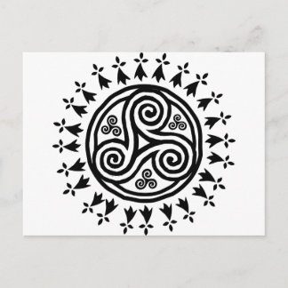 ブレトン・トリスケルと鉱山 ポストカード