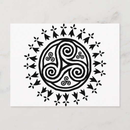 ブレトン・トリスケルと鉱山 ポストカード (正面)