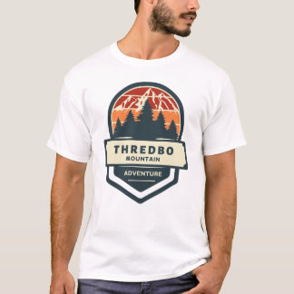 ブレトーン山のピーク登山とハイキング Tシャツ