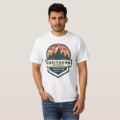 ブレトーン山のピーク登山とハイキングT-shir Tシャツ (正面フル)