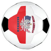 ブレナムテキサス州ポーランドアメリカン サッカーボール (回転)