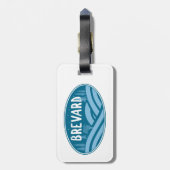 ブレバードノースカロライナアウトドア ラゲッジタグ (裏面縦)