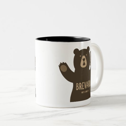 ブレバードノースカロライナ平和ベア ツートーンマグカップ (正面右)