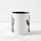 ブレバードノースカロライナ平和ベア ツートーンマグカップ (中央)