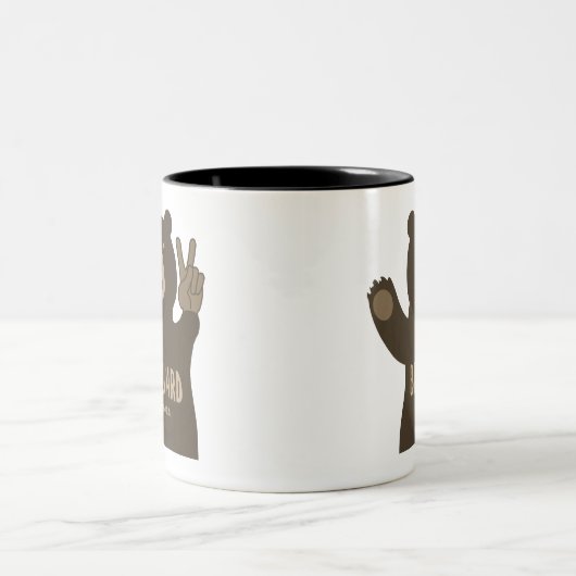 ブレバードノースカロライナ平和ベア ツートーンマグカップ (中央)