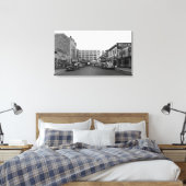 ブレマートンWA通りシーンタウンビュー写真 キャンバスプリント (インサイチュ (寝室))