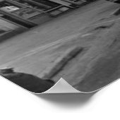 ブレマートンWA通りシーンタウンビュー写真 ポスター (角)