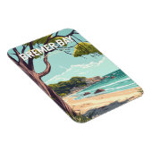 ブレマーベイオーストラリア旅行アートヴィンテージ マグネット (右側)