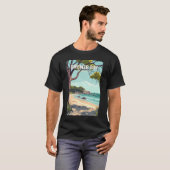 ブレマーベイオーストラリア旅行アートヴィンテージ Tシャツ (正面フル)