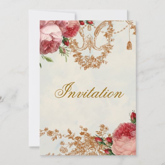 ブレミューム・ローズ - サマー・スカイ 招待状 (正面)