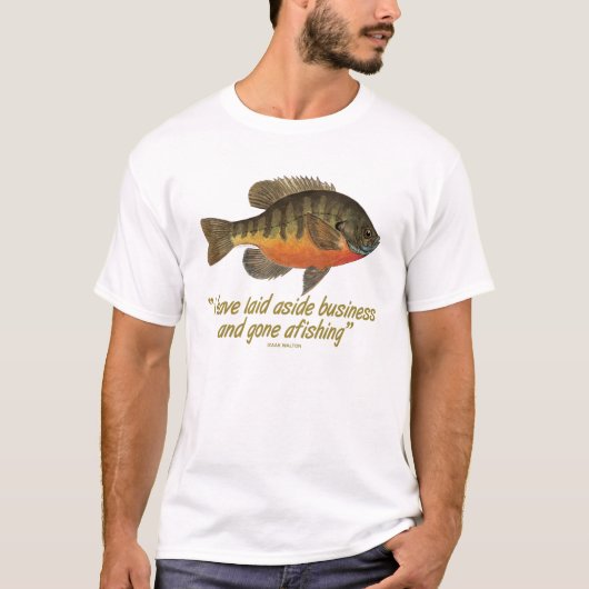 ブレム魚釣り Tシャツ (正面)