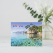 ブレラ近海 |ダルマティア |クロアチア ポストカード (スタンド正面)