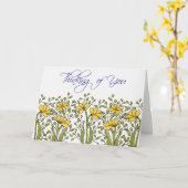 ブレンの想いを贈るカード カード (黄色い花)