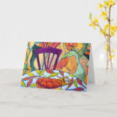 ブレンダンルーグリングリーティングカード カード (黄色い花)