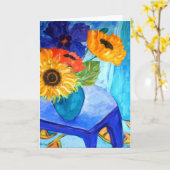 ブレンダンLoughlinの挨拶状 カード (黄色い花)