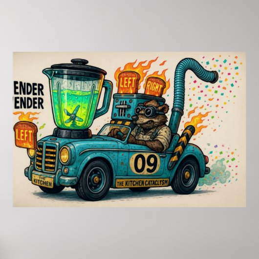 ブレンダーウェンダー（キッチンの大変動） ポスター (正面)