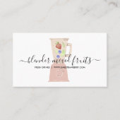 ブレンダーフルーツミックスドリンクフレッシュジュース 名刺 (正面)